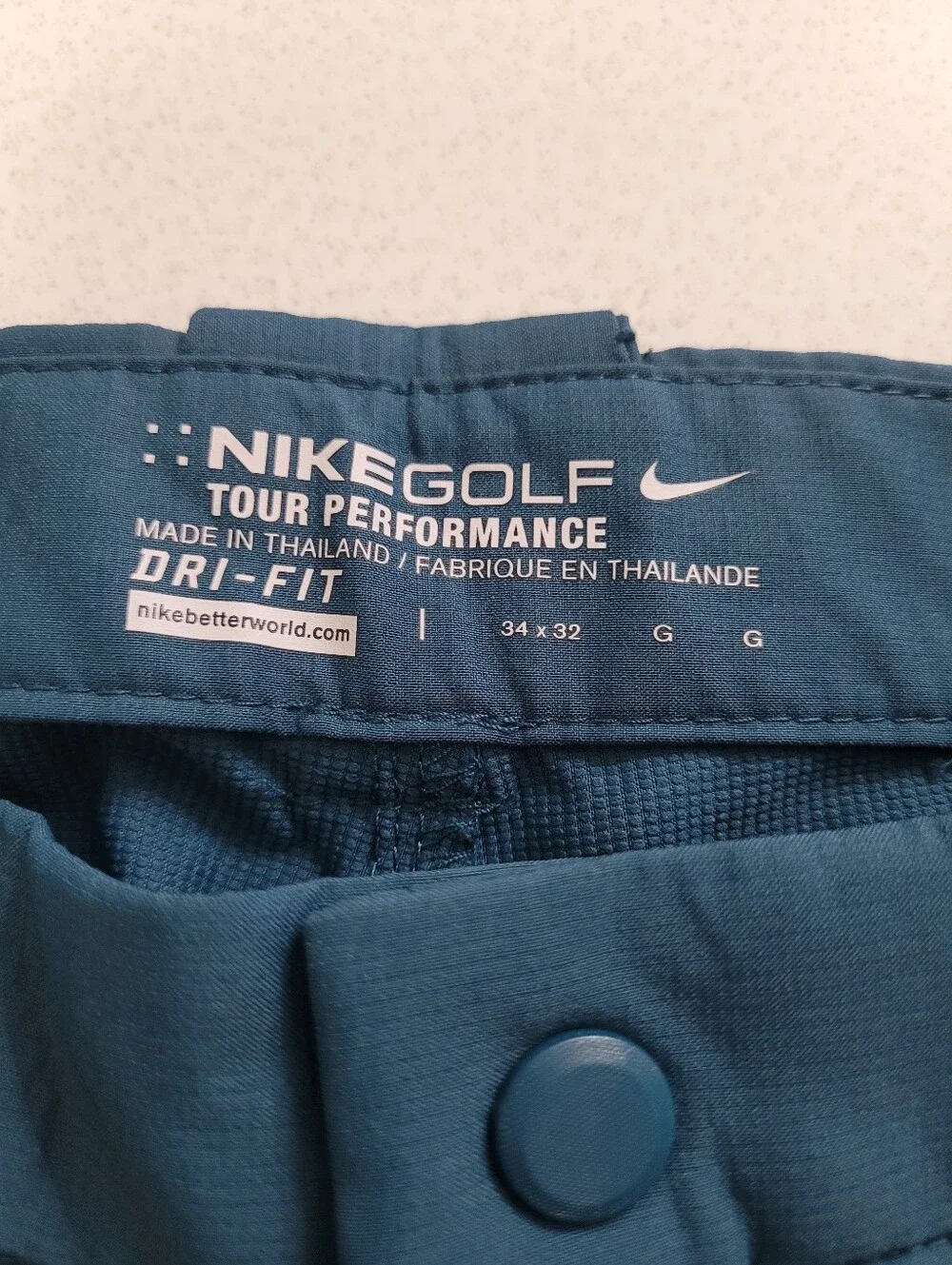 Nike Goft Tour Performance pants Dri-fit Men's Size 34 x 32 EUC